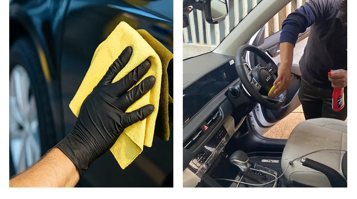 SazUp waterless wash and interior cleaning